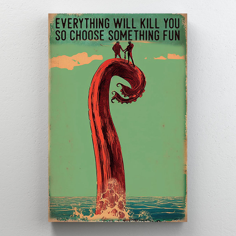 Alors, choisissez quelque chose d'amusant sur toile, H 36 po x l 24 po x P 1,25 po