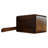 Chestnut Brown Curve Floating Bedside