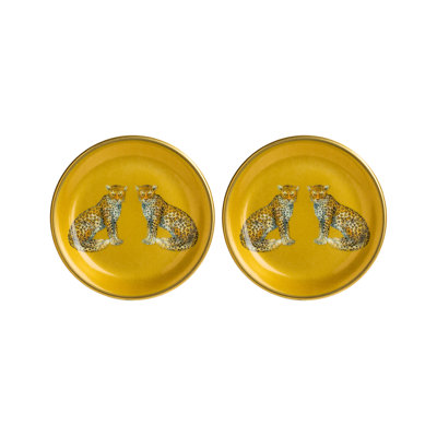 Leopard - Gold Coaster Set