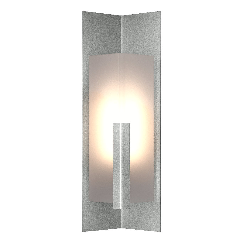 Summit Steel Wall Light, Frosted, Coastal Burnished Steel, 27.3" H x 9.8" W x 7.5" D