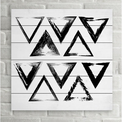 Interlocking - No Frame Print on Wood