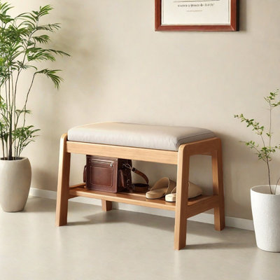 Banc de rangement pour chaussures 21,7 po