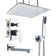 Pressure-Balanced (Temperature And Volume) All-In-One Kit with Rough in-Valve