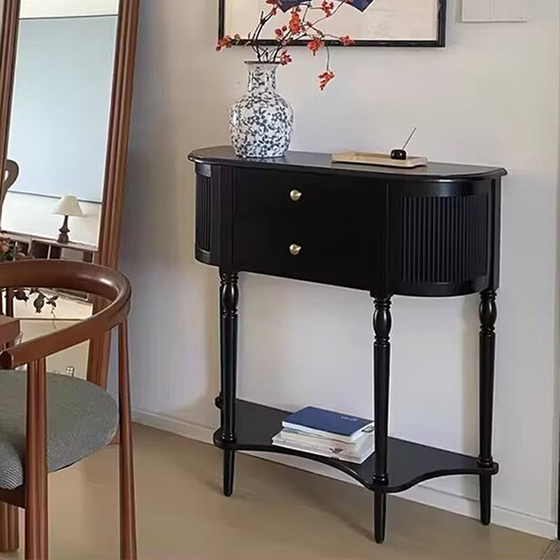 Console italienne de luxe décontractée, H 35,83 po x l 39,37 po x P 11,81 po