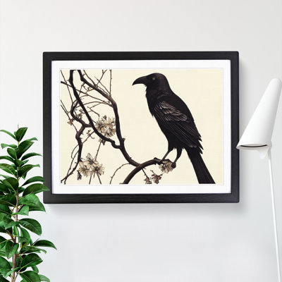 Terrific Crow Bird - Framed Print