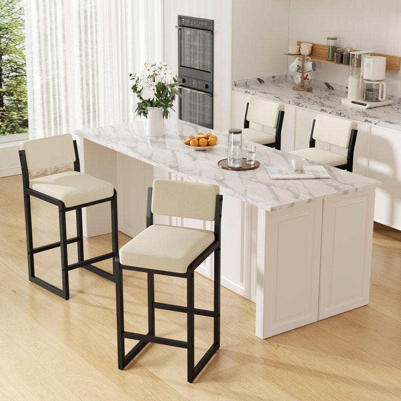 Comfortable Faux Leather Upholstered Dining Chair With Slightly Reclined Backrest And Straight Legs For Enhanced Support