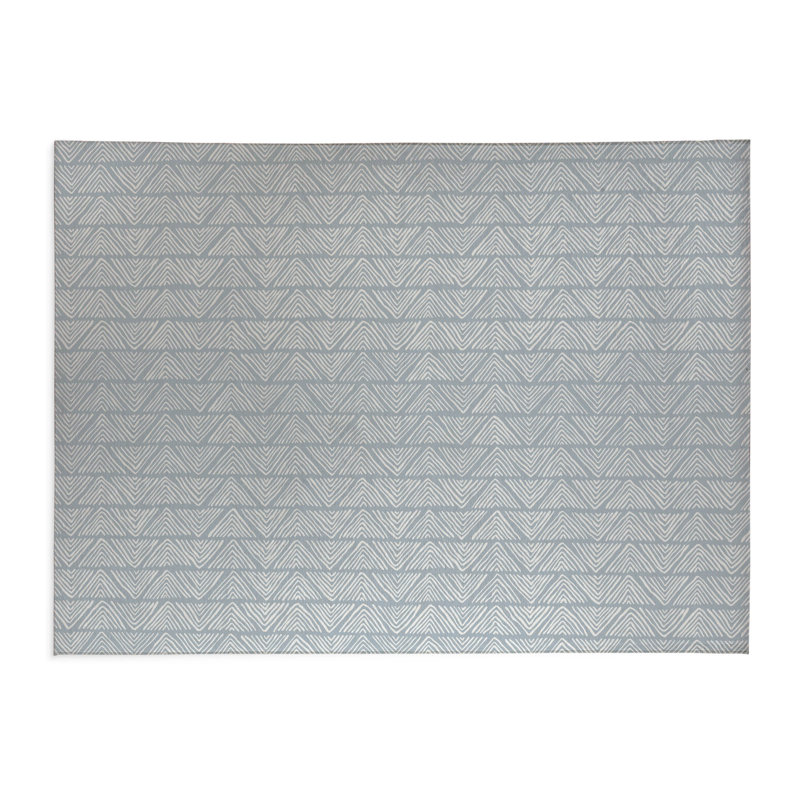 Paillasson Chev, L 60 po x L 84 po, Bleu ardoise