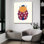 «Blooming Beetle 3» par Yvette St. Amant, art mural en verre acrylique