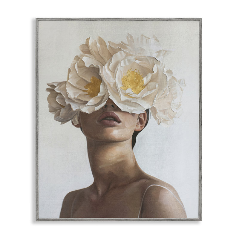 «Flower Lady», art giclée par Svetlana Aleynikova, H 14 po x l 11 po, Estampe numérique Farmhouse