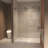 50-54" X 76" H Frameless Sliding  Shower Door, 5/16" (8Mm) Clear Tempered Glass, Stainless Steel Frame,Brushed Nickel-122371630