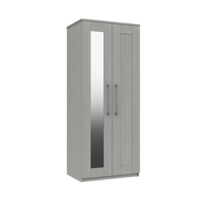Alishma 2 Door Manufactured Wood Wardrobe