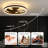 20 in. Low Profile Flush Mount Ceiling Fan with Light and Remote Enclosed Ceiling Fan-1823942733