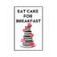 Eat Cake For Breakfast by Amanda Greenwood - Painting on Canvas-515761332-515761333