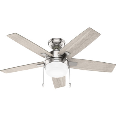 Hunter 44 inch Anisten Ceiling Fan with LED Light Kit and Pull Chain