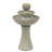 Gentle Glow 26.5" H 2-Tier Ceramic Fountain with LED Lights