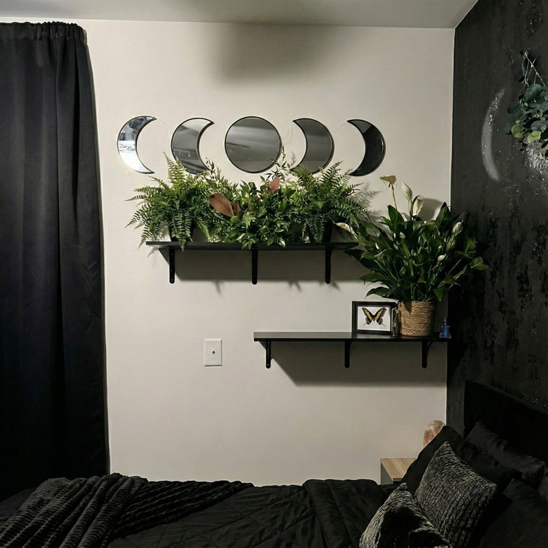 Ensemble de miroirs muraux gothiques Boho