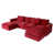 Polyester rouge est en rupture de stock