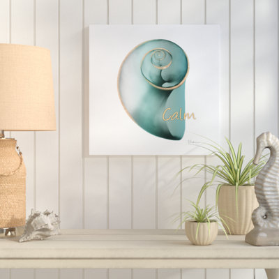 Shinny Calm Snail - Wrapped Canvas Print