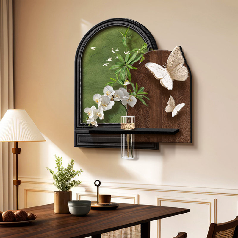 Picture color Manufactured Wood Fabric membrane Wall art, 21.65" H x 19.69" W x 9.84" D
