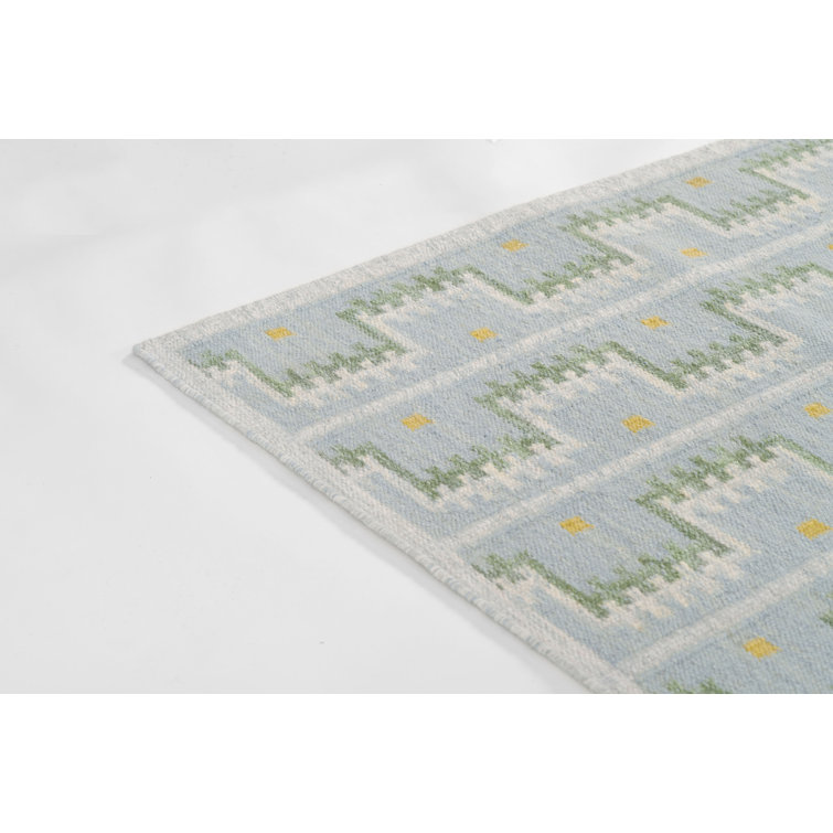 Freya Geometric Hand Woven Wool Rug