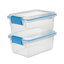 Bac de rangement en plastique Sterilite-139190576-139190578