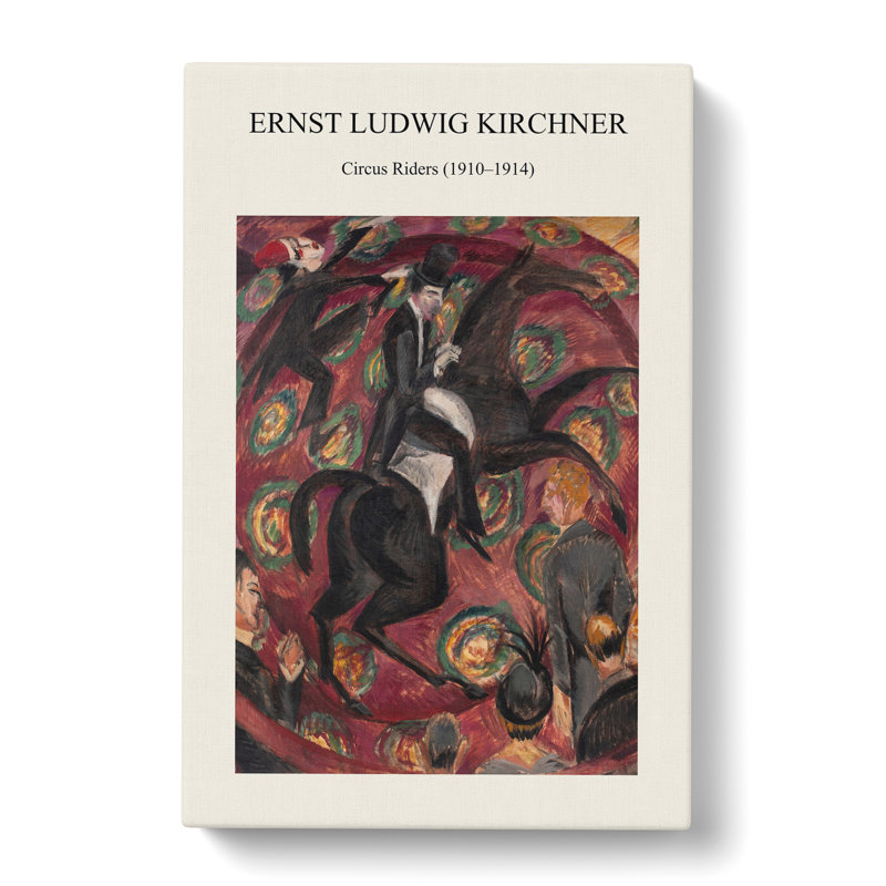 Circus Riders by Ernst Ludwig Kirchner - Wrapped Canvas, 60cm H x 40cm W x 3cm D