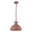 1-light Metal Dome Single Pendant