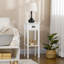 Table d'appoint à 2 niveaux avec tiroir, table de bout étroite avec tablette inférieure, pour le salon ou la chambre à coucher, -1250556661