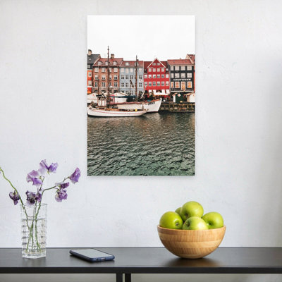 Copenhagenharbour Ratioiso Abstract Contemporary Architecture City Wall Art Print 1 Piece Wrapped Canvas Wall Art