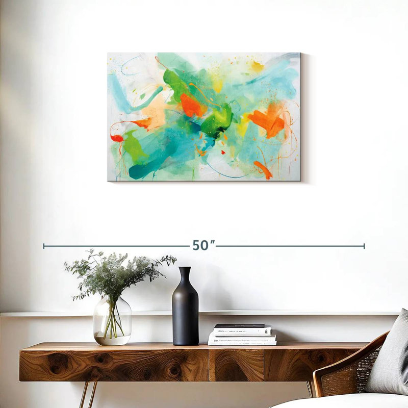 Couleurs d'été ludiques, H 20 po x l 30 po