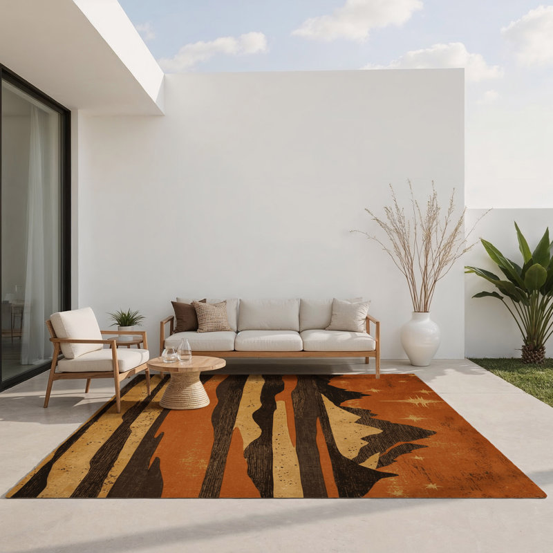 Tapis intérieur et extérieur Ember Plains, Rectangle 1 pi 6 po x 2 pi 6 po