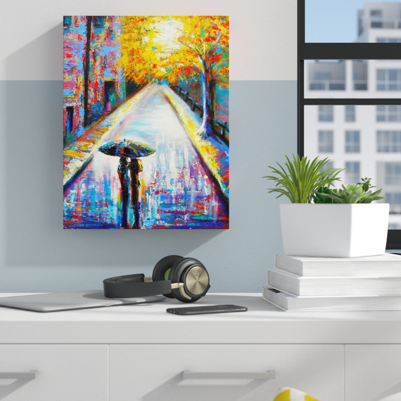 «Paris Back Street Magic» par Susi Franco, reproduction sur toile, H 8 po x l 10 po
