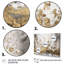 Art moderne abstrait blanc et or - art mural abstrait-2082803986-2082804008