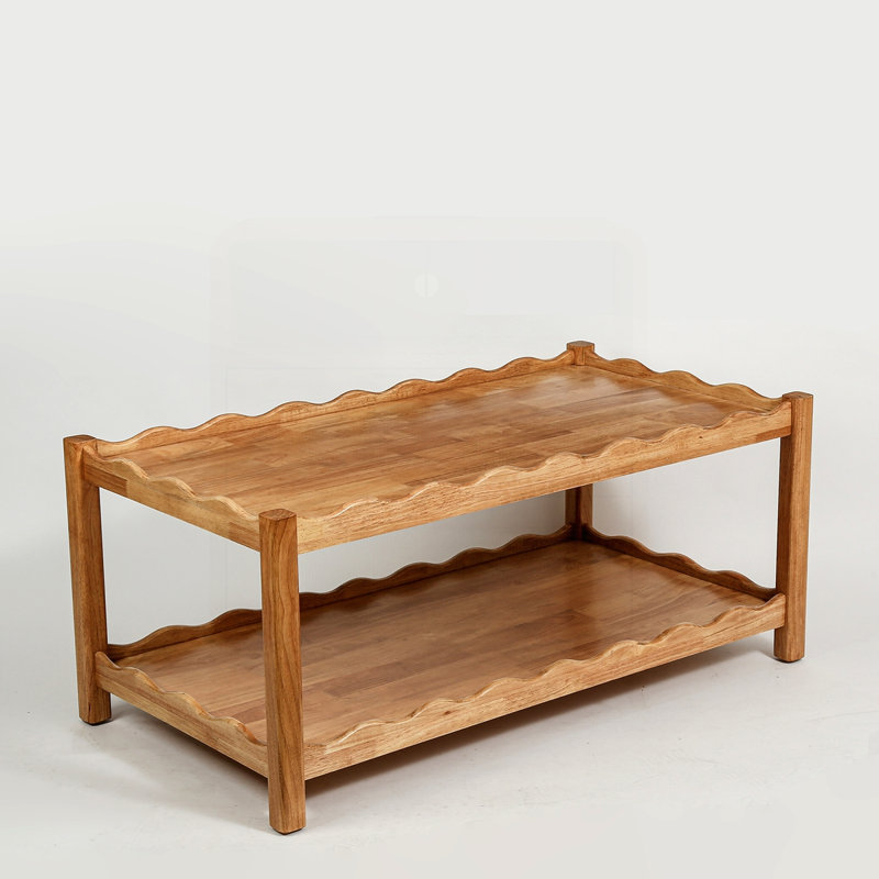 Modern Rectangular 2 Tier Coffee Table
