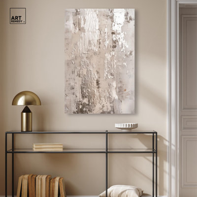 Rusted Echo III Canvas Textured Digital Art by