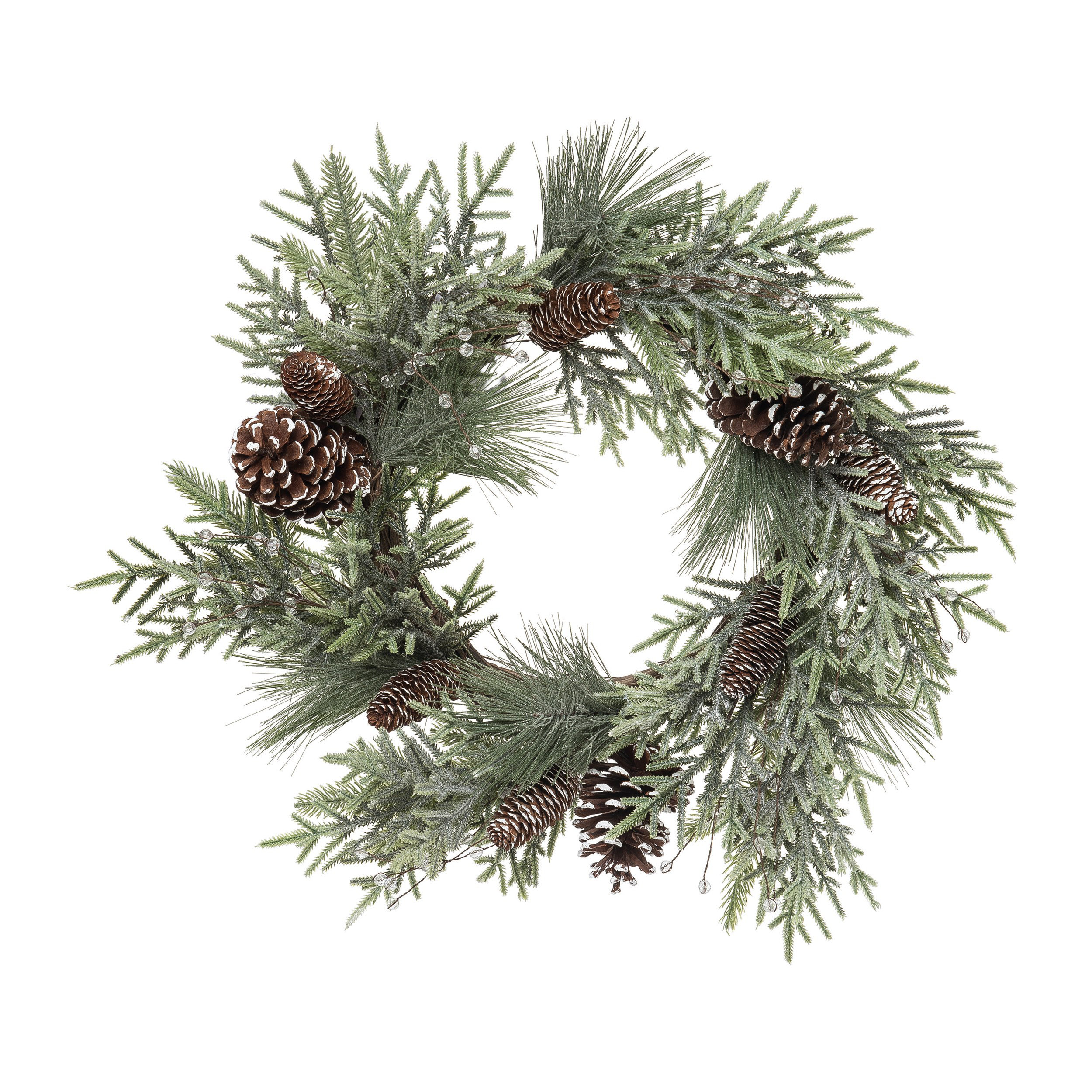 The Holiday Aisle® Mixed Assortment 24'' Wreath | Wayfair