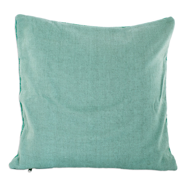 Cotton Reversible Throw Pillow