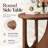 Solid Wood End Table-828935826
