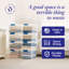 Bac de rangement avec couvercles Homz-71007990-71007993-97291500