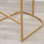 Alphonse Upholstered Counter Stool with Metal Frame
