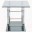 Ensemble de tables basses chromées 2 pièces