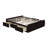 Wood Queen Size Platform Bed Frame With Six Drawers-1856169926