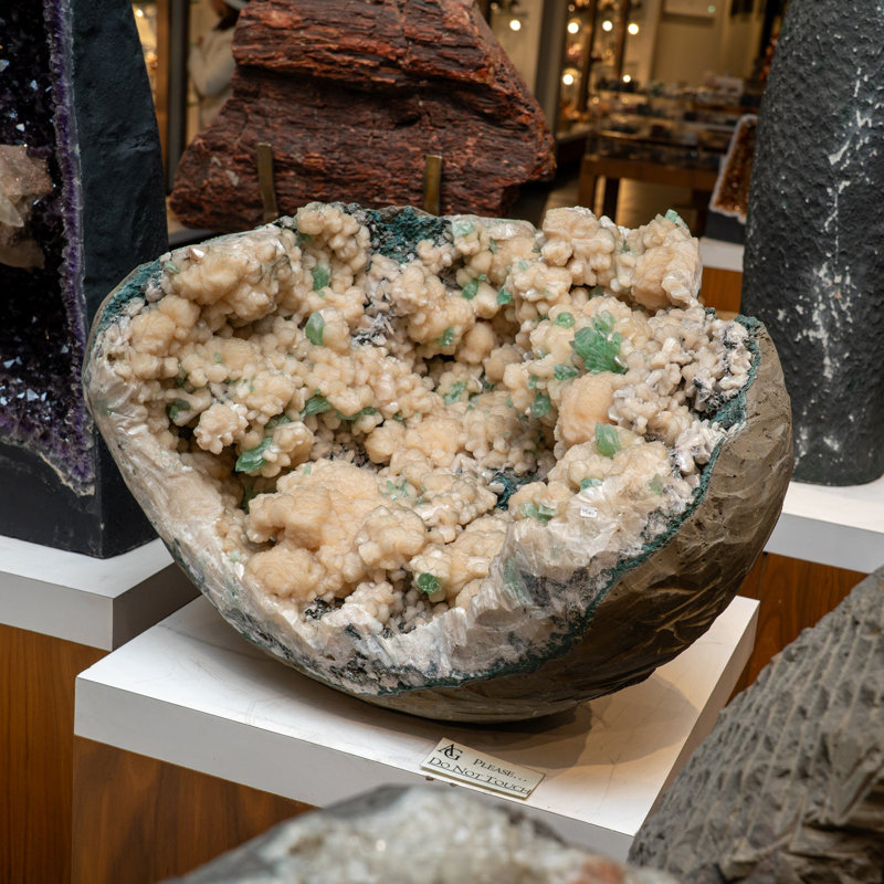 Apophyllite Crystals On Stilbite  From India
