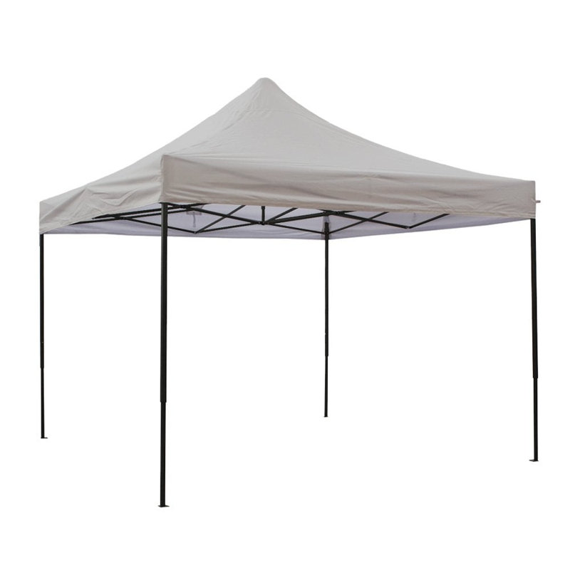 Caeden 2m x 2m Steel Pop-Up Gazebo, Light Grey