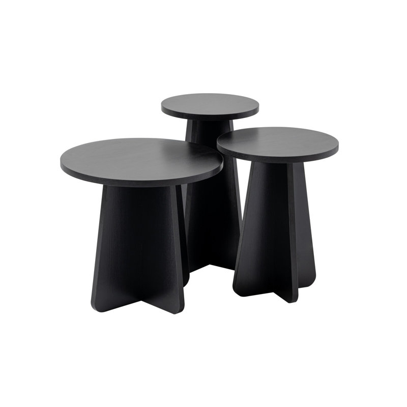 Nesting Table (3 Pieces), Black
