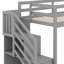 Lit mezzanine simple avec escalier de rangement-1146772171