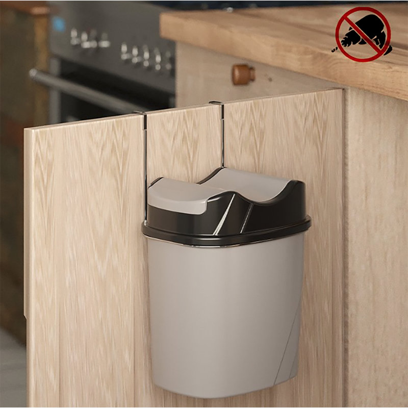 Holloway Steel Kitchen Trash Can - 5.5L