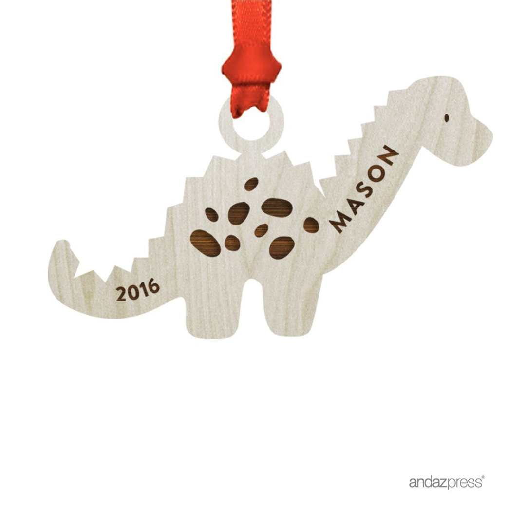 Dinosaurs Shaped Ornament with Gift Bag The Holiday Aisle® 