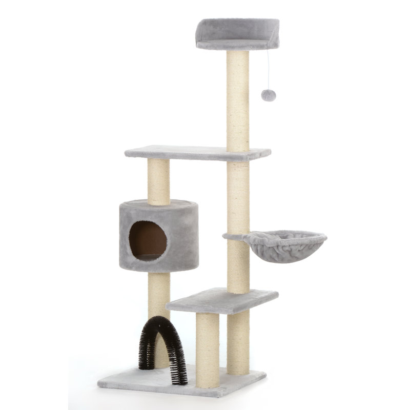 Rigoberto 138cm H Cat Tree, Grey
