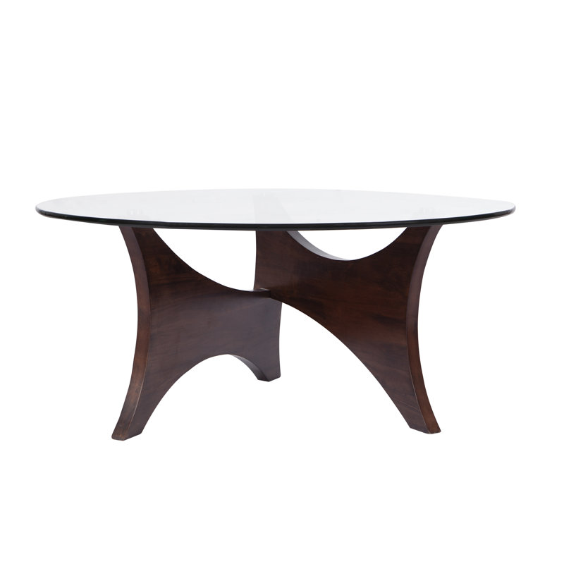 Table basse à plateau en verre Krassmir